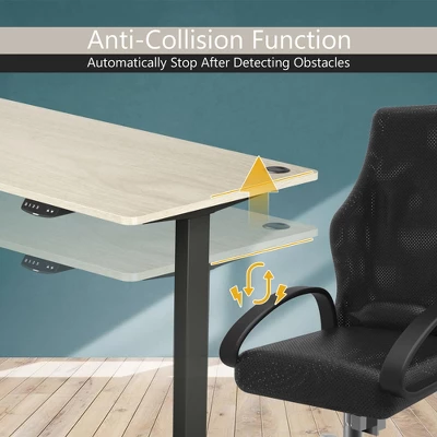 Costway Office Electric Adjustable Standing Up Desk Dual Motor W/ Controller - Image 8