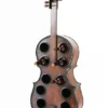 Vintiquewise Decorative 10 Bottle Wooden Cello Shaped Wine Rack 53" Inch Floor Violin