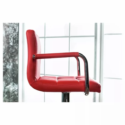 Ethan Adjustable Swivel Barstool With Arms - Furniture Of America - Image 4