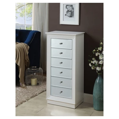 Jewelry Armoire White - Acme Furniture