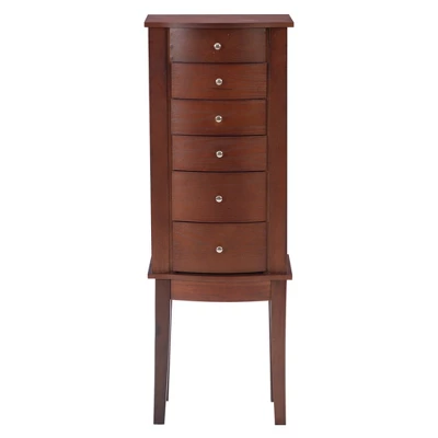 Francesca Jewelry Armoire Merlot Brown - Powell Company - Image 3