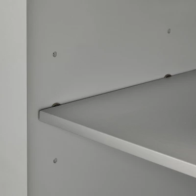 3pc Tara Sideboard And Pantry Set Distressed Gray - Crosley - Image 15