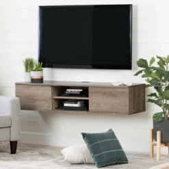 Agora Wall Mounted TV Stand For TVs Up To 55" - South Shore