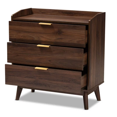 Lena Walnut Chest Brown - Baxton Studio - Image 8