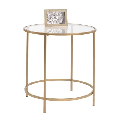 International Lux Side Table - Satin Gold