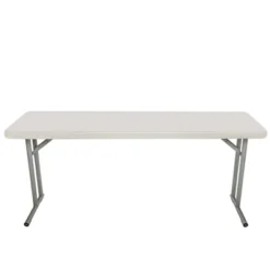 18"x72" Heavy Duty Seminar Folding Banquet Table Speckled Gray - Hampden Furnishings
