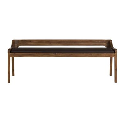 60" Rasmus Dining Bench Chestnut - Boraam