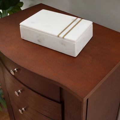 Francesca Jewelry Armoire Merlot Brown - Powell Company - Image 11