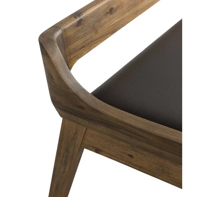 60" Rasmus Dining Bench Chestnut - Boraam - Image 5