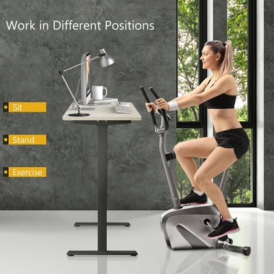 Costway Office Electric Adjustable Standing Up Desk Dual Motor W/ Controller - Image 9