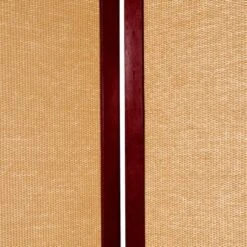6 Ft. Tall Jute Shoji Screen - Rosewood (5 Panel)