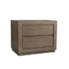 3pc Resto Bedroom Set Weathered Brown - Abbyson Living