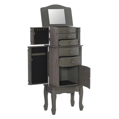 Sedalia Jewelry Armoire Gray - Powell Company - Image 3