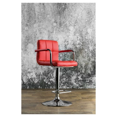 Ethan Adjustable Swivel Barstool With Arms - Furniture Of America - Image 5