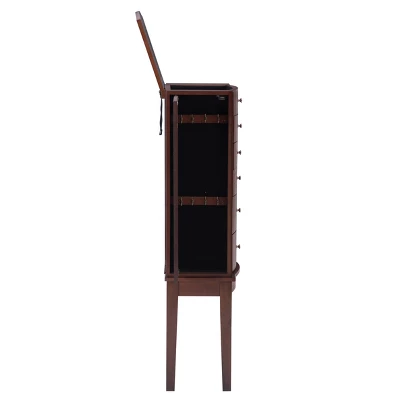 Francesca Jewelry Armoire Merlot Brown - Powell Company - Image 5